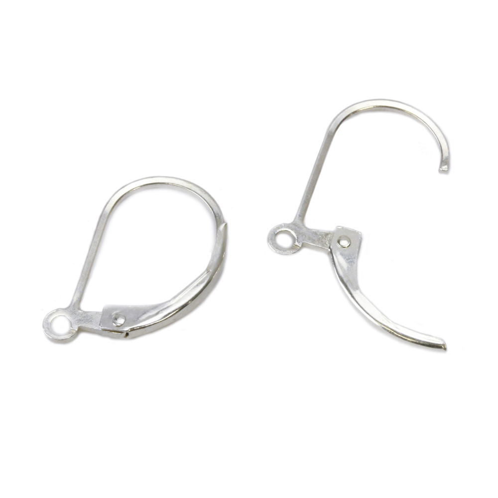 Rivets, Findings & Stringing Sterling Silver Lever Back Earwire with Ring